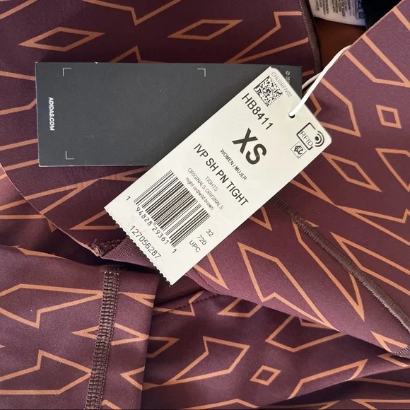 Adidas x Ivy Park Monogram Sheer Panel Tights